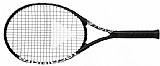 ���� ���� "27 tecnifibre - BLACK